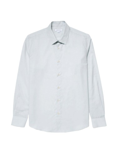 Sunspel Cotton Cashmere Shirt Light Blue pas cheres