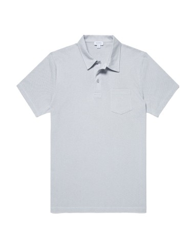 Sunspel Riviera Polo Shirt Smoke le des métaux précieux